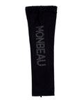 Monbeau Afrique Wide Leg Terry Sweatpants - Black